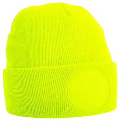 Beechfield Bonnet circulaire B446, Fluo/jaune, Taille unique - Publicité Beechfield Bonnet circulaire B446, Fluo/jaune, Taille unique - Publicité