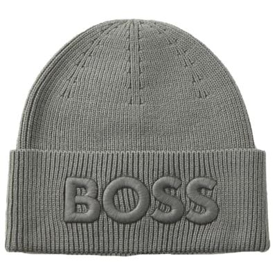 Boss Bonnet Afox R pour Homme en Laine mélangée avec Logo brodé, Argent (Silver), Taille Unique - Publicité Boss Bonnet Afox R pour Homme en Laine mélangée avec Logo brodé, Argent (Silver), Taille Unique - Publicité