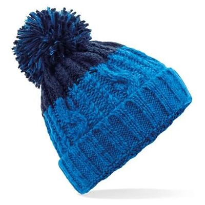 Beechfield B437 Bonnet Après (Azure Blue/Oxford Navy) - Publicité Beechfield B437 Bonnet Après (Azure Blue/Oxford Navy) - Publicité