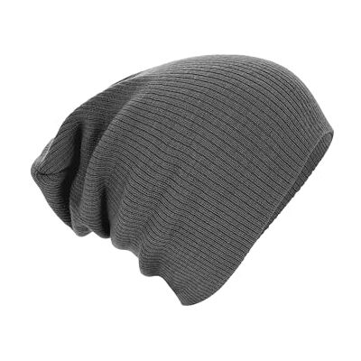 Beechfield Bonnet lâche Unisexe Gris fumée Taille Unique - Publicité Beechfield Bonnet lâche Unisexe Gris fumée Taille Unique - Publicité