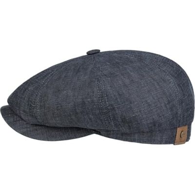 Stetson Casquette Hatteras en Lin Femme/Homme Made in The EU Newsboy avec Visiere, Doublure Printemps-ete Ete 60 cm Denim - Publicité Stetson Casquette Hatteras en Lin Femme/Homme Made in The EU Newsboy avec Visiere, Doublure Printemps-ete Ete 60 cm Denim - Publicité