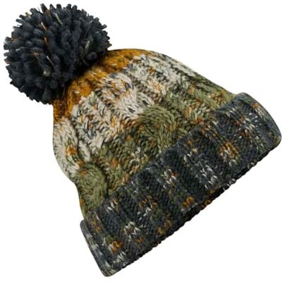 Beechfield Bonnet tricoté unisexe pour adultes avec pompon en forme de tire-bouchon, Taille unique - Publicité Beechfield Bonnet tricoté unisexe pour adultes avec pompon en forme de tire-bouchon, Taille unique - Publicité