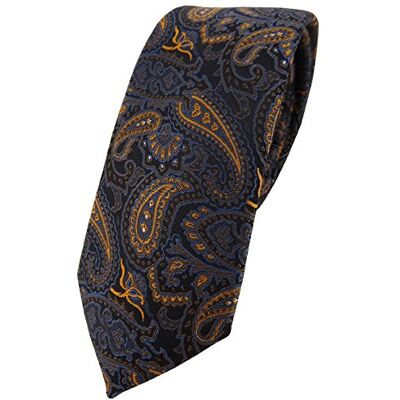 TigerTie Cravate fine design à motifs cachemire Binder Tie - Publicité TigerTie Cravate fine design à motifs cachemire Binder Tie - Publicité