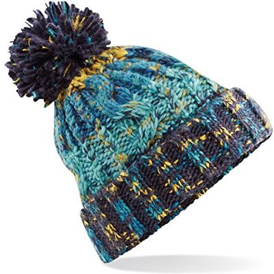 Beechfield Bonnet en Tricot avec Pompon pour Adulte Unisexe Multicolore Taille Unique - Publicité Beechfield Bonnet en Tricot avec Pompon pour Adulte Unisexe Multicolore Taille Unique - Publicité
