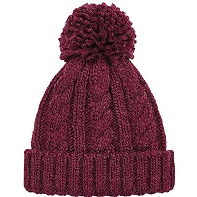 Beechfield Cable Knit Melange Beanie Bonnet Unisexe pour Adulte - Publicité Beechfield Cable Knit Melange Beanie Bonnet Unisexe pour Adulte - Publicité