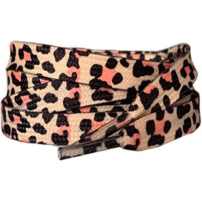 Smart Laces Snow Leopard Zebra Animal Print Flat & My Ribbon Lacets pour chaussures de sport, pour adultes ou enfants, Léopard, 120 - Publicité Smart Laces Snow Leopard Zebra Animal Print Flat & My Ribbon Lacets pour chaussures de sport, pour adultes ou enfants, Léopard, 120 - Publicité