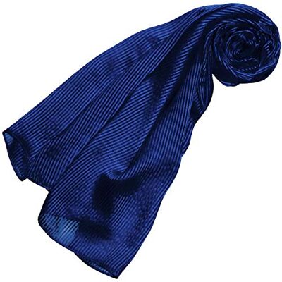LORENZO CANA Foulard de 100% soie pour la femme – écharpe en satin avec les mesures de 50 x 190 cm fin, léger et noble pour le printemps et l´été – en bleu saphir ultramarine - Publicité LORENZO CANA Foulard de 100% soie pour la femme – écharpe en satin avec les mesures de 50 x 190 cm fin, léger et noble pour le printemps et l´été – en bleu saphir ultramarine - Publicité