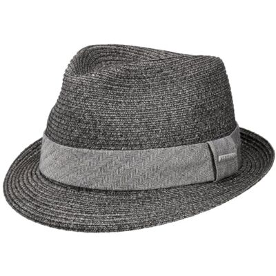 Stetson Chapeau Rowlett Toyo Trilby Homme en Paille d'été Fedora avec Ruban Gros Grain, Grain Printemps-ete - Publicité Stetson Chapeau Rowlett Toyo Trilby Homme en Paille d'été Fedora avec Ruban Gros Grain, Grain Printemps-ete - Publicité