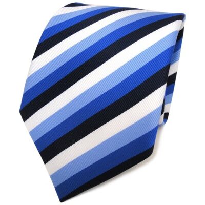 TigerTie ohne Markenname Designer cravate bleu marine royal blanc bleu pastel rayé Tie - Publicité TigerTie ohne Markenname Designer cravate bleu marine royal blanc bleu pastel rayé Tie - Publicité