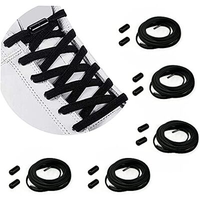 CHYEEH Élastiques Lacets en Caoutchouc avec Fermoir en Métal pour Adulte Enfant Sans Laçage/No Tie Lacets en Silicone, Lacets de Sport de Chaussures Lacets Sans Cravate pour Toutes les Chaussures - Publicité CHYEEH Élastiques Lacets en Caoutchouc avec Fermoir en Métal pour Adulte Enfant Sans Laçage/No Tie Lacets en Silicone, Lacets de Sport de Chaussures Lacets Sans Cravate pour Toutes les Chaussures - Publicité
