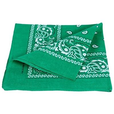 PURECITY® Bandana Original Paisley 100% Coton Foulard Qualité Supérieure/Unité/Lot de 6 / Lot de 12 / 52cm x 52 cm/Tendance Accessoire de Mode Nouvelle Collection (6# Vert) - Publicité PURECITY® Bandana Original Paisley 100% Coton Foulard Qualité Supérieure/Unité/Lot de 6 / Lot de 12 / 52cm x 52 cm/Tendance Accessoire de Mode Nouvelle Collection (6# Vert) - Publicité