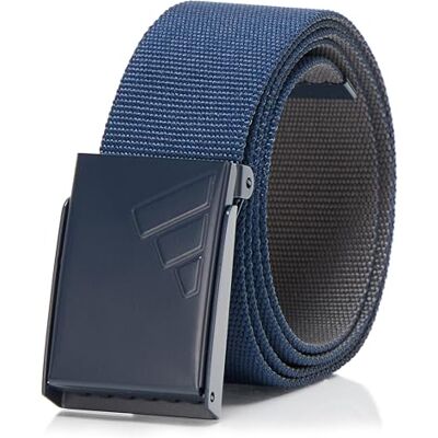 Adidas Reversible Web Golf Belt Ceinture, Bleu Marine/Gris Cinq, Taille Unique Mixte - Publicité Adidas Reversible Web Golf Belt Ceinture, Bleu Marine/Gris Cinq, Taille Unique Mixte - Publicité