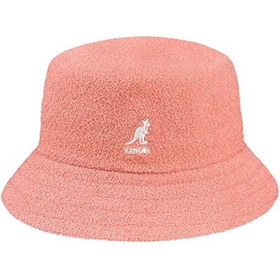 Kangol Chapeau en Tissu Bermuda Bucket Femme/Homme de Soleil Plage Peche Ete Printemps-ete S (54-55 cm) Peche - Publicité Kangol Chapeau en Tissu Bermuda Bucket Femme/Homme de Soleil Plage Peche Ete Printemps-ete S (54-55 cm) Peche - Publicité