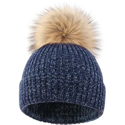 DRESHOW Bonnet pour Bébé Bonnet Hiver Enfant Chapeau Unisexe en Tricot Doux pour Garçons et Filles avec Pompon Mignon Beanies Chaud pour Les Enfants de 3 Mois 8 Ans - Publicité DRESHOW Bonnet pour Bébé Bonnet Hiver Enfant Chapeau Unisexe en Tricot Doux pour Garçons et Filles avec Pompon Mignon Beanies Chaud pour Les Enfants de 3 Mois 8 Ans - Publicité