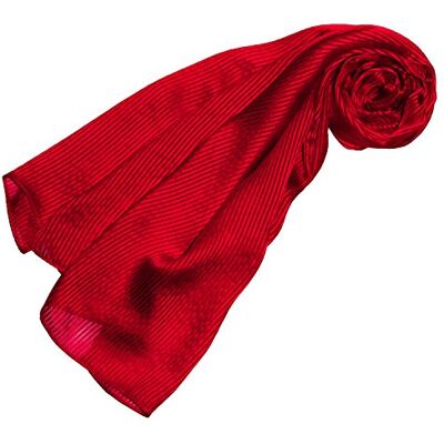 LORENZO CANA Foulard de 100% soie pour la femme – écharpe en satin avec les mesures de 50 x 190 cm fin, léger et noble pour le printemps et l´été – une sensation de luxe en rouge rubis rouge sang - Publicité LORENZO CANA Foulard de 100% soie pour la femme – écharpe en satin avec les mesures de 50 x 190 cm fin, léger et noble pour le printemps et l´été – une sensation de luxe en rouge rubis rouge sang - Publicité