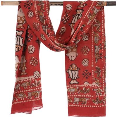Guru SHOP Paréo léger, sarong, foulard en coton imprimé à la main, homme/femme, ivoire, coton, taille : taille unique, taille unique - Publicité Guru SHOP Paréo léger, sarong, foulard en coton imprimé à la main, homme/femme, ivoire, coton, taille : taille unique, taille unique - Publicité