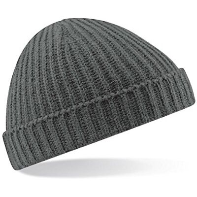 Beechfield Bonnet Homme Gris Smoke Grey Taille unique - Publicité Beechfield Bonnet Homme Gris Smoke Grey Taille unique - Publicité