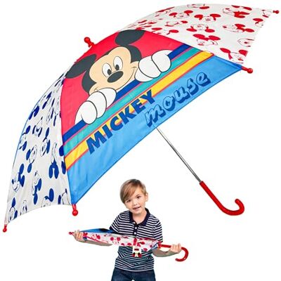 MICKY MAUS Kid Licensing Parapluie de 46 cm pour Voiture, Unisexe, Multicolore, Taille Unique - Publicité MICKY MAUS Kid Licensing Parapluie de 46 cm pour Voiture, Unisexe, Multicolore, Taille Unique - Publicité