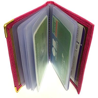 LOLUNA® Etui Porte-Carte 22 Pages Format Livre Compact en Cuir Graine Couleur Mode pour Homme et Femme - Publicité LOLUNA® Etui Porte-Carte 22 Pages Format Livre Compact en Cuir Graine Couleur Mode pour Homme et Femme - Publicité