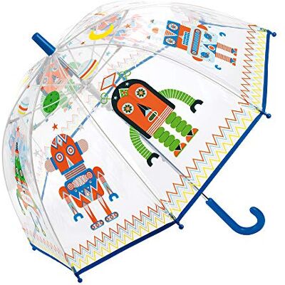 DJECO Parapluie enfant Robots, dessin animé, couleur mixte, Medium (DD04806) - Publicité DJECO Parapluie enfant Robots, dessin animé, couleur mixte, Medium (DD04806) - Publicité