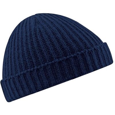 Beechfield Bonnet rétro Unisexe (Taille Unique) (Bleu Marine) - Publicité Beechfield Bonnet rétro Unisexe (Taille Unique) (Bleu Marine) - Publicité
