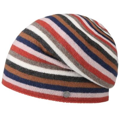 Lierys Merino Stripes Bonnet en Tricot Oversize Fabrique en Italie Unisexe Automne Hiver - Publicité Lierys Merino Stripes Bonnet en Tricot Oversize Fabrique en Italie Unisexe Automne Hiver - Publicité