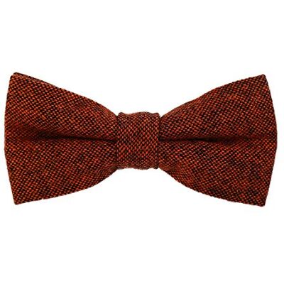 DonDon Noeud papillon en coton pour homme 12 x 6 cm avec crochet déjà lié et réglable orange noir - Publicité DonDon Noeud papillon en coton pour homme 12 x 6 cm avec crochet déjà lié et réglable orange noir - Publicité