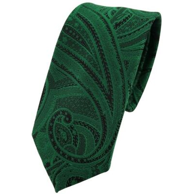 TigerTie Cravate fine design à motifs cachemire Binder Tie - Publicité TigerTie Cravate fine design à motifs cachemire Binder Tie - Publicité
