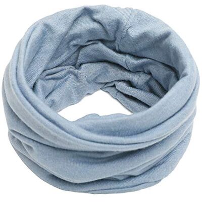 YONKOUNY Écharpe Snood Homme Femme Hiver Chaud Écharpe Tube Ronde en Coton Collier Foulard Multifonctionnel Cache Cou Thermique Tour de Cou (Bleu Clair) - Publicité YONKOUNY Écharpe Snood Homme Femme Hiver Chaud Écharpe Tube Ronde en Coton Collier Foulard Multifonctionnel Cache Cou Thermique Tour de Cou (Bleu Clair) - Publicité