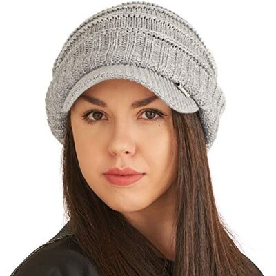 CHARM Bonnet Hiver Visiere Tricot Homme Chapeau Femme Protege Oreille Casquette Tombant Chaud Beanie À Bord Mix Gris - Publicité CHARM Bonnet Hiver Visiere Tricot Homme Chapeau Femme Protege Oreille Casquette Tombant Chaud Beanie À Bord Mix Gris - Publicité