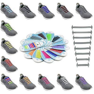 Digicharge Lacets en silicone faciles sans nœud pour adulte et enfant Lacets élastiques en caoutchouc coloré, violet, All Adult Sizes - Publicité Digicharge Lacets en silicone faciles sans nœud pour adulte et enfant Lacets élastiques en caoutchouc coloré, violet, All Adult Sizes - Publicité