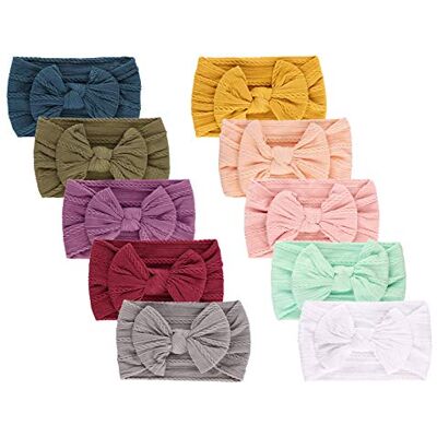 DRESHOW 10 Pcs Bébé Bandeaux Bébé Fille Bandeau Cheveux Bande de Cheveux Arc Bande de Cheveux Bandeaux Accessoires Bébé Fille Enfant Turban Bandeau - Publicité DRESHOW 10 Pcs Bébé Bandeaux Bébé Fille Bandeau Cheveux Bande de Cheveux Arc Bande de Cheveux Bandeaux Accessoires Bébé Fille Enfant Turban Bandeau - Publicité