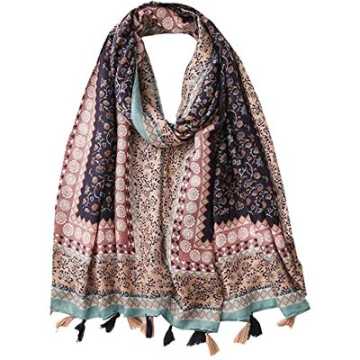 Vellette Femme à la mode pour femmes élégant Echarpe Souple Col Châle Enveloppant Foulard Étole - Publicité Vellette Femme à la mode pour femmes élégant Echarpe Souple Col Châle Enveloppant Foulard Étole - Publicité