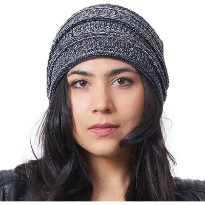 CHARM Bonnet Slouch en Tricot Souple avec du Coton, Chapeau Chimio Été Extra Large, Hipster Rasta Beanie Hat pour Homme Et Femme Navy - Publicité CHARM Bonnet Slouch en Tricot Souple avec du Coton, Chapeau Chimio Été Extra Large, Hipster Rasta Beanie Hat pour Homme Et Femme Navy - Publicité