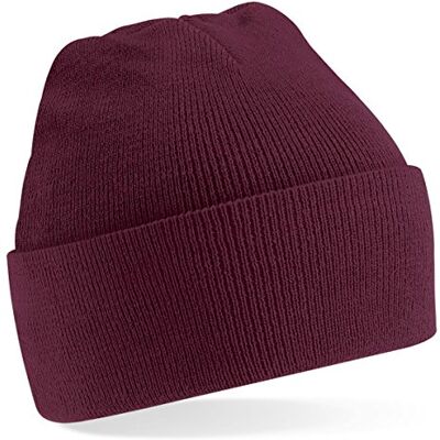 Beechfield Bonnet Tricoté, différentes couleurs Marron Châtain, Marron Châtain, Homme, Taille unique - Publicité Beechfield Bonnet Tricoté, différentes couleurs Marron Châtain, Marron Châtain, Homme, Taille unique - Publicité