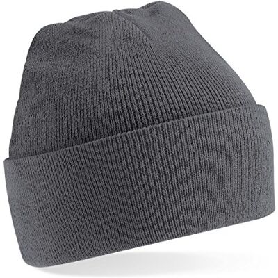 Beechfield Bonnet Femme Gris Gris graphite - Publicité Beechfield Bonnet Femme Gris Gris graphite - Publicité