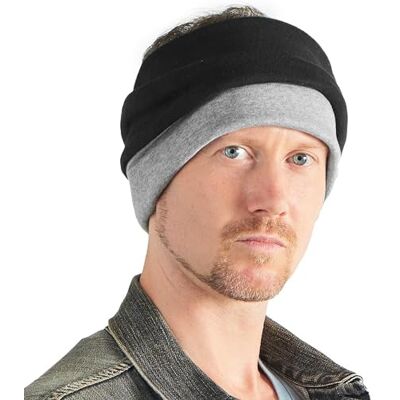 CHARM Bandeau Tour De Cou Chaud Cache Cou Moto Homme Echarpe Chaude Femme Hiver Tube Couvre-visage Masque Unisexe 100% Bio Coton Made In Japan Noir & Gris Clair - Publicité CHARM Bandeau Tour De Cou Chaud Cache Cou Moto Homme Echarpe Chaude Femme Hiver Tube Couvre-visage Masque Unisexe 100% Bio Coton Made In Japan Noir & Gris Clair - Publicité