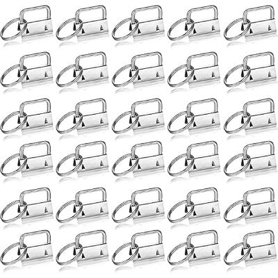 Bujingyun 50 Sets Key Fob Hardware Wristlet Set Wrist Key Chain Wristlet Sets with Split Rings Key Rings- 1 Inch Wide (1 Inch) - Publicité Bujingyun 50 Sets Key Fob Hardware Wristlet Set Wrist Key Chain Wristlet Sets with Split Rings Key Rings- 1 Inch Wide (1 Inch) - Publicité