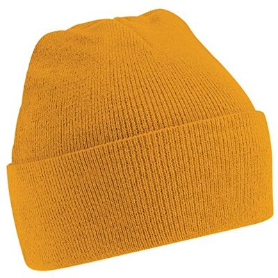 Beechfield Caps and Hats Bonnet Femme Jaune Moutarde - Publicité Beechfield Caps and Hats Bonnet Femme Jaune Moutarde - Publicité