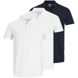 Jack & Jones Jjebasic Polo SS 3Pk MP Noos, Blazer Bleu Marine, L (Lot de 3) Hommes - Publicité Jack & Jones Jjebasic Polo SS 3Pk MP Noos, Blazer Bleu Marine, L (Lot de 3) Hommes - Publicité