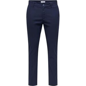 Only & SONS Onsmark Pete Slim Dobby 0058 Noos Pantalon Chino, Bleu Marine foncé/détail : Bleu médival, 38W x 32L Hommes - Publicité Only & SONS Onsmark Pete Slim Dobby 0058 Noos Pantalon Chino, Bleu Marine foncé/détail : Bleu médival, 38W x 32L Hommes - Publicité