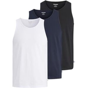 Jack & Jones Basic Tanktop 3pk Jjeorganic Lot de 3 débardeurs Basiques MP, Blazer Bleu Marine Hommes - Publicité Jack & Jones Basic Tanktop 3pk Jjeorganic Lot de 3 débardeurs Basiques MP, Blazer Bleu Marine Hommes - Publicité