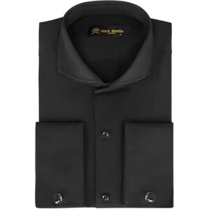 Jack Martin London London Chemises habillées pour Hommes à Poignets Mousquetaires avec col Italien Boutons de Manchette Inclus Chemise Formelle Luxe à Manches Longues pour Hommes (Chevrons, Noir, L) - Publicité Jack Martin London London Chemises habillées pour Hommes à Poignets Mousquetaires avec col Italien Boutons de Manchette Inclus Chemise Formelle Luxe à Manches Longues pour Hommes (Chevrons, Noir, L) - Publicité