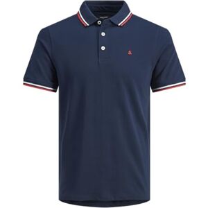 Jack & Jones Jjepaulos Polo Ss Noos Pls Homme Polo, Blazer Bleu Marine, XXL Grande taille - Publicité Jack & Jones Jjepaulos Polo Ss Noos Pls Homme Polo, Blazer Bleu Marine, XXL Grande taille - Publicité