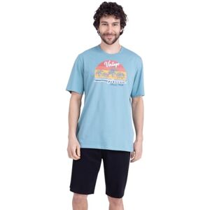 Athena Ensemble Pyjama Court Homme, Ecopack- Jersey 100% Coton Respirant T-Shirt Manches Courtes + Short Label Oeko-TEX® Standard 100 - Publicité Athena Ensemble Pyjama Court Homme, Ecopack- Jersey 100% Coton Respirant T-Shirt Manches Courtes + Short Label Oeko-TEX® Standard 100 - Publicité