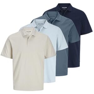Jack & Jones Jjkane Polo SS 4Pk MP, Blazer Bleu Marine, S (Lot de 4) Hommes - Publicité Jack & Jones Jjkane Polo SS 4Pk MP, Blazer Bleu Marine, S (Lot de 4) Hommes - Publicité