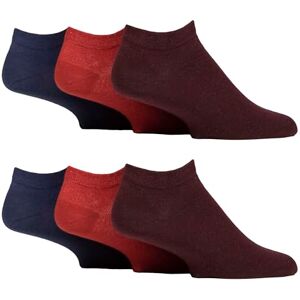 Gentle Grip 6 Paires Homme Chaussettes Courtes pour Diabetique Chaussettes Basses Extra Larges Sans Elastique (46-50, Orange/Bleu/Bourgogne) - Publicité Gentle Grip 6 Paires Homme Chaussettes Courtes pour Diabetique Chaussettes Basses Extra Larges Sans Elastique (46-50, Orange/Bleu/Bourgogne) - Publicité