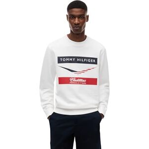 Tommy Hilfiger Unisexe Sweatshirt TH X Cadillac F1 Chevron Crewneck Coton, Blanc (White), L - Publicité Tommy Hilfiger Unisexe Sweatshirt TH X Cadillac F1 Chevron Crewneck Coton, Blanc (White), L - Publicité