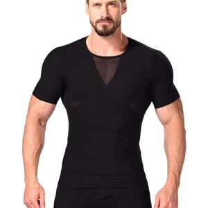 JPXJGT Gynécomastie Amincissante Ventre Plat T Shirt Gainant Minceur Shirt Compression Forte Homme T Shirt Gainant Minceur sous-vêtements (Color:Black,Size:M) - Publicité JPXJGT Gynécomastie Amincissante Ventre Plat T Shirt Gainant Minceur Shirt Compression Forte Homme T Shirt Gainant Minceur sous-vêtements (Color:Black,Size:M) - Publicité
