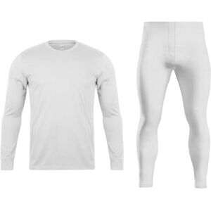 Orbiz Ensemble de sous-vêtements thermiques pour homme – Haut à manches longues et bas de caleçon long parfait pour l'hiver, blanc, S - Publicité Orbiz Ensemble de sous-vêtements thermiques pour homme – Haut à manches longues et bas de caleçon long parfait pour l'hiver, blanc, S - Publicité
